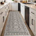 Washable 3x10 Kitchen Runner Rug with Non-Slip Backing for Safety