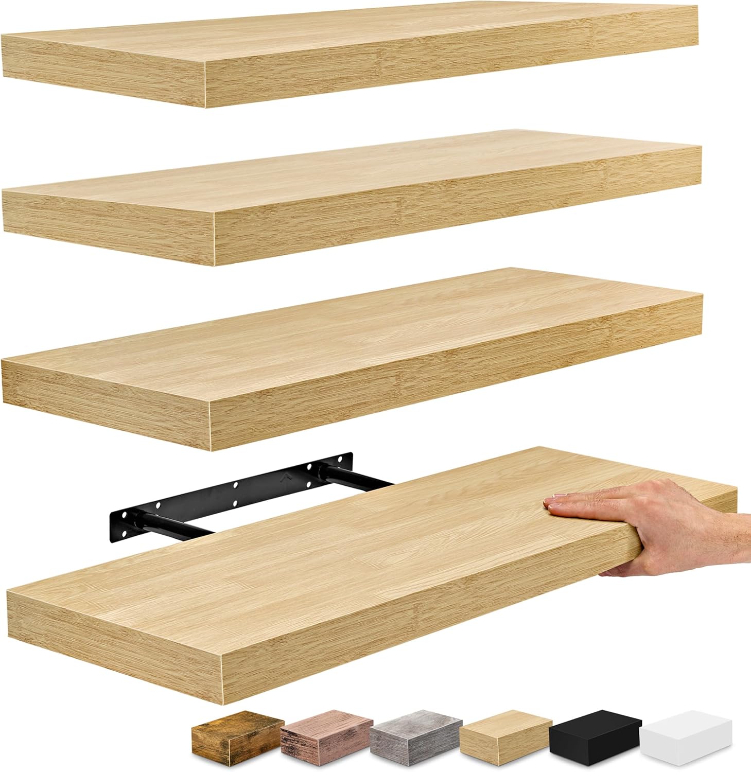 24 Inch Floating Shelves for Wall - Stylish Home Decor Solution