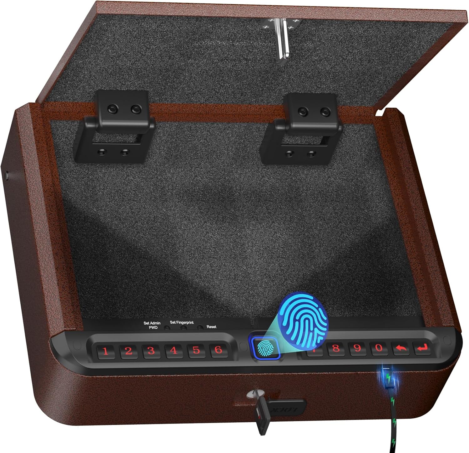 BILLCONCH Gun Safe for Handgun - Biometric Quick Access Safe