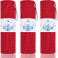 Microfiber Fishing Towels with Clip 16 x 16 - Pack of 3, Quick-Dry