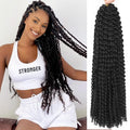 Alrence Passion Twist Water Wave Crochet Hair 28 in - Lightweight