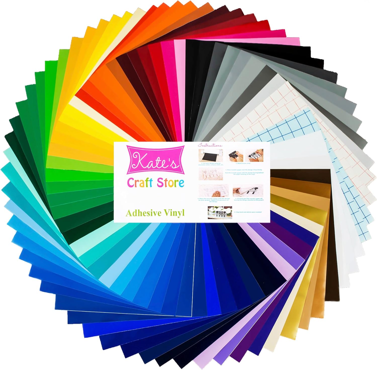 63 Colors Oracal 651 Permanent Outdoor Adhesive Vinyl Pack