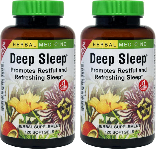 Herbs Etc. Deep Sleep Softgels for Restful Sleep Support
