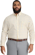 IZOD Men's Big and Tall Performance Comfort Long Sleeve (Style HCRJ)
