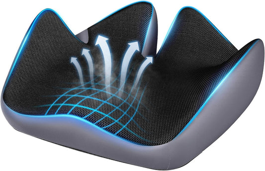 Memory Foam Seat Cushion - Sciatica & Pain Relief, 2025 Upgrade