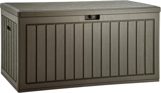 YITAHOME 90 Gallon Large Deck Box for Outdoor Storage Needs