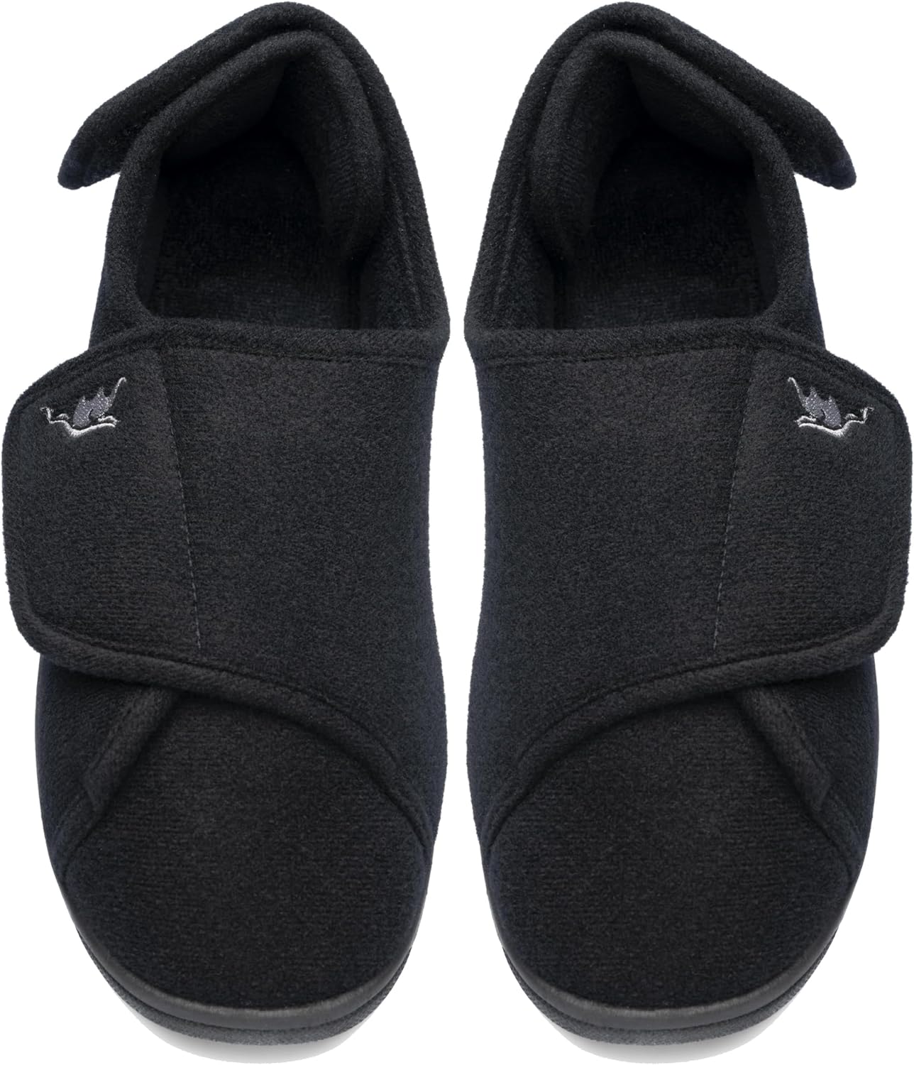 Mens Extra Wide Width Diabetic Slippers for Swollen Feet Relief