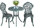 Yaheetech 3-Piece Outdoor Bistro Set with Leaf Design - Classic Patio
