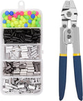 Fishing Crimping Pliers Heavy Duty + 500pc Crimp Sleeves Set - Durable