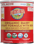 Earth's Best Organic Baby Formula 0-12 Months - Closest to Breast Milk