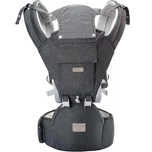 YIYUNBEBE 6-in-1 Baby Carrier: Comfortable On-The-Go Support