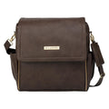 Boxy Backpack Diaper Bag Saddle - Stylish Spacious Mom Backpack