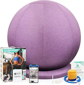 Enovi ProBalance Ball Chair for Home Office and Fitness Needs