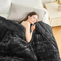 Weighted Blanket 15lbs for Queen Bed - Ultra Soft Sherpa Comfort