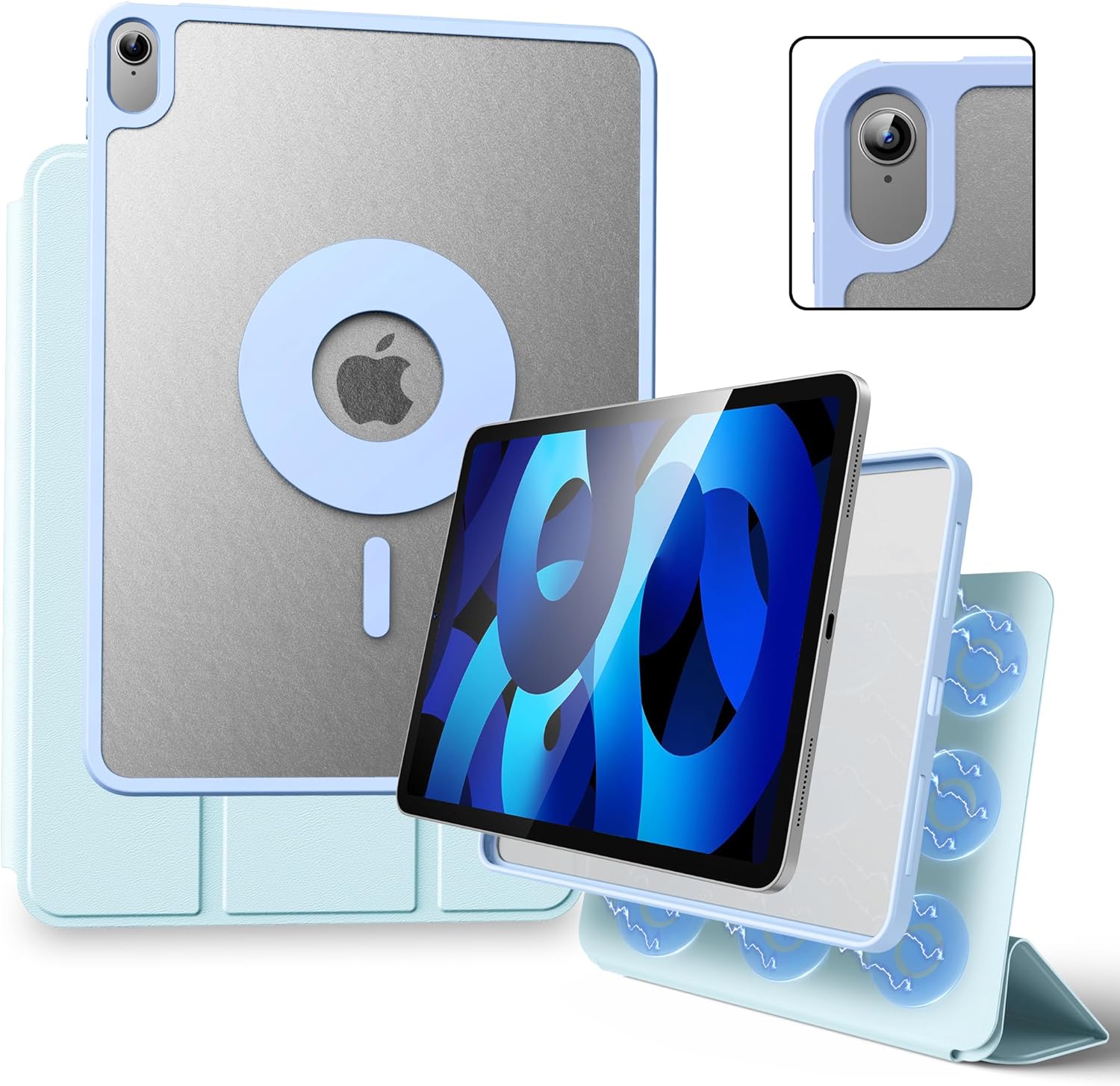 iPad Air 5th Generation Magnetic Case with Multiple Angles
