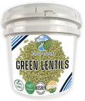 Green Lentils 25 lb Bucket - Quick Cooking, Non-GMO