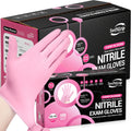Nitrile Exam Gloves 4 Mil Cherry Blossom - Food Safe, Powder Free