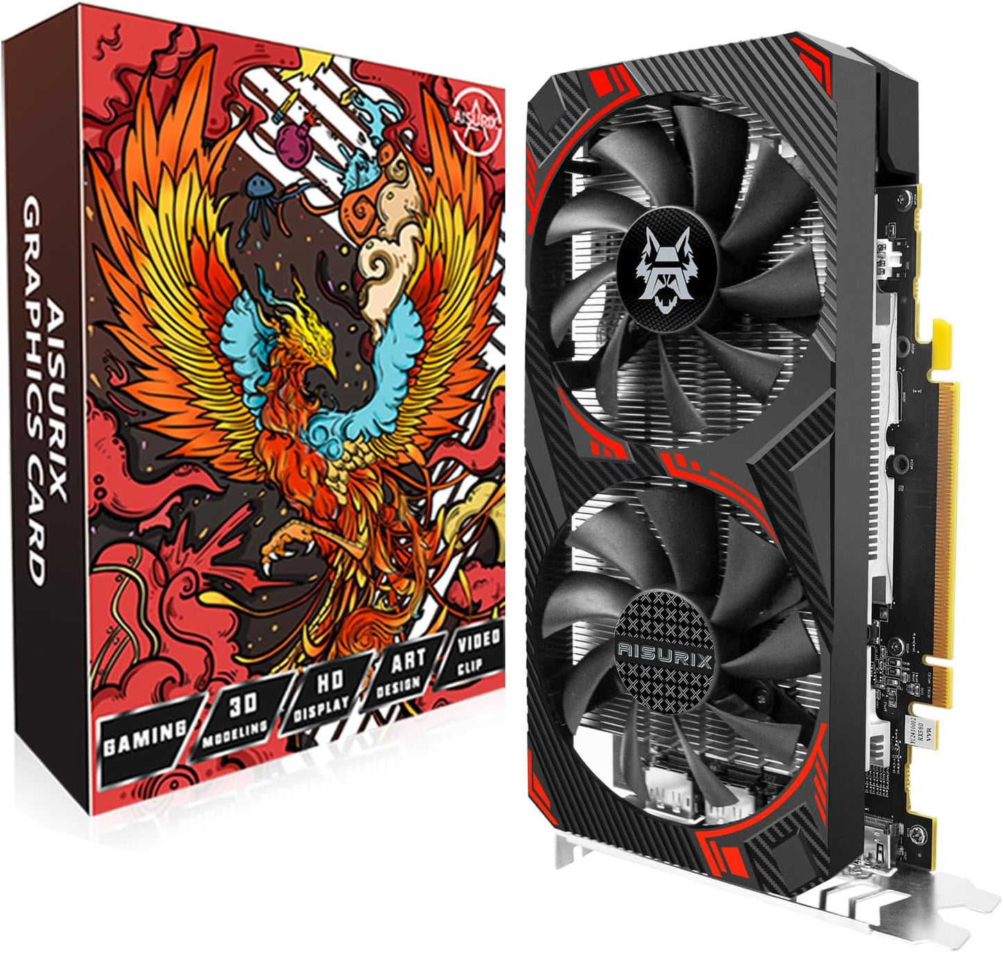 RX 580 Graphics Card 8GB GDDR5 for High-Performance Gaming
