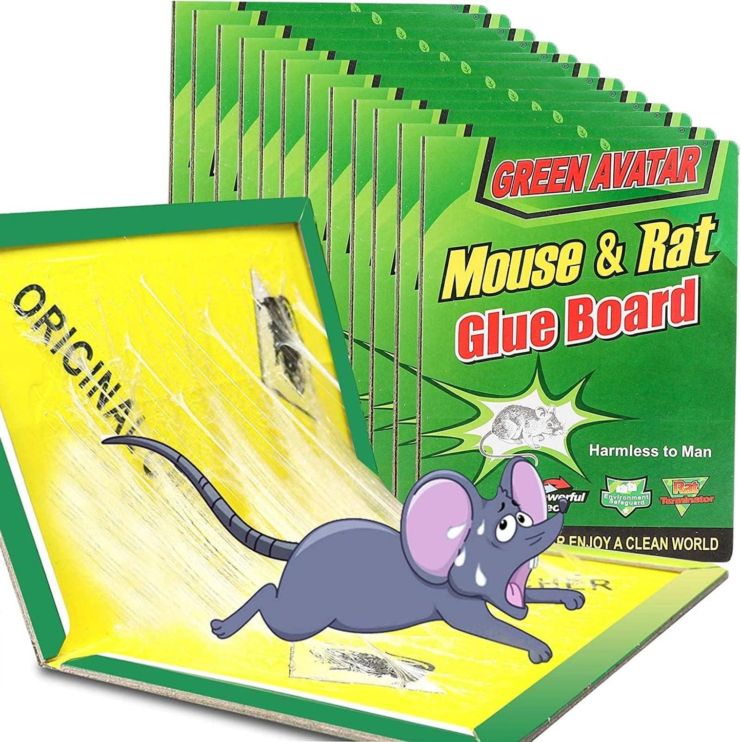 Extra Sticky Ezoon Mouse Glue Traps 12 Pack