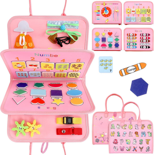 Interactive Toddler Busy Board | Educational Sensory Toy