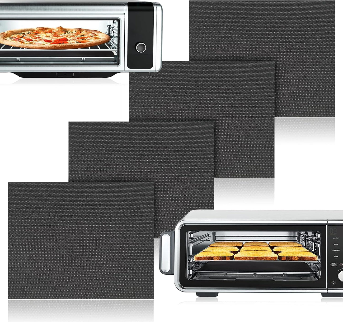 Ninja Foodi Air Fryer Liners - Non-Stick Mats for Easy Cleaning