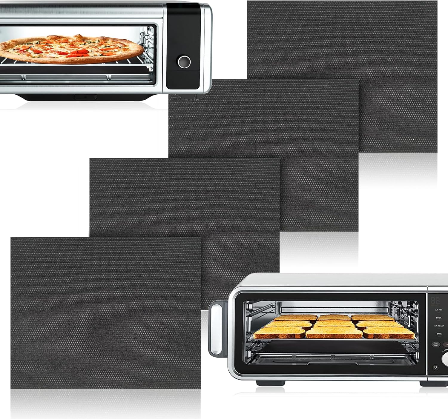 Ninja Foodi Air Fryer Liners - Non-Stick Mats for Easy Cleaning