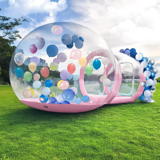 10ft Clear Inflatable Bubble House for Kids - Perfect for Outdoor Fun!