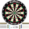 WIN.MAX Dart Board Bristle Steel Tip Dartboard - Tournament Ready