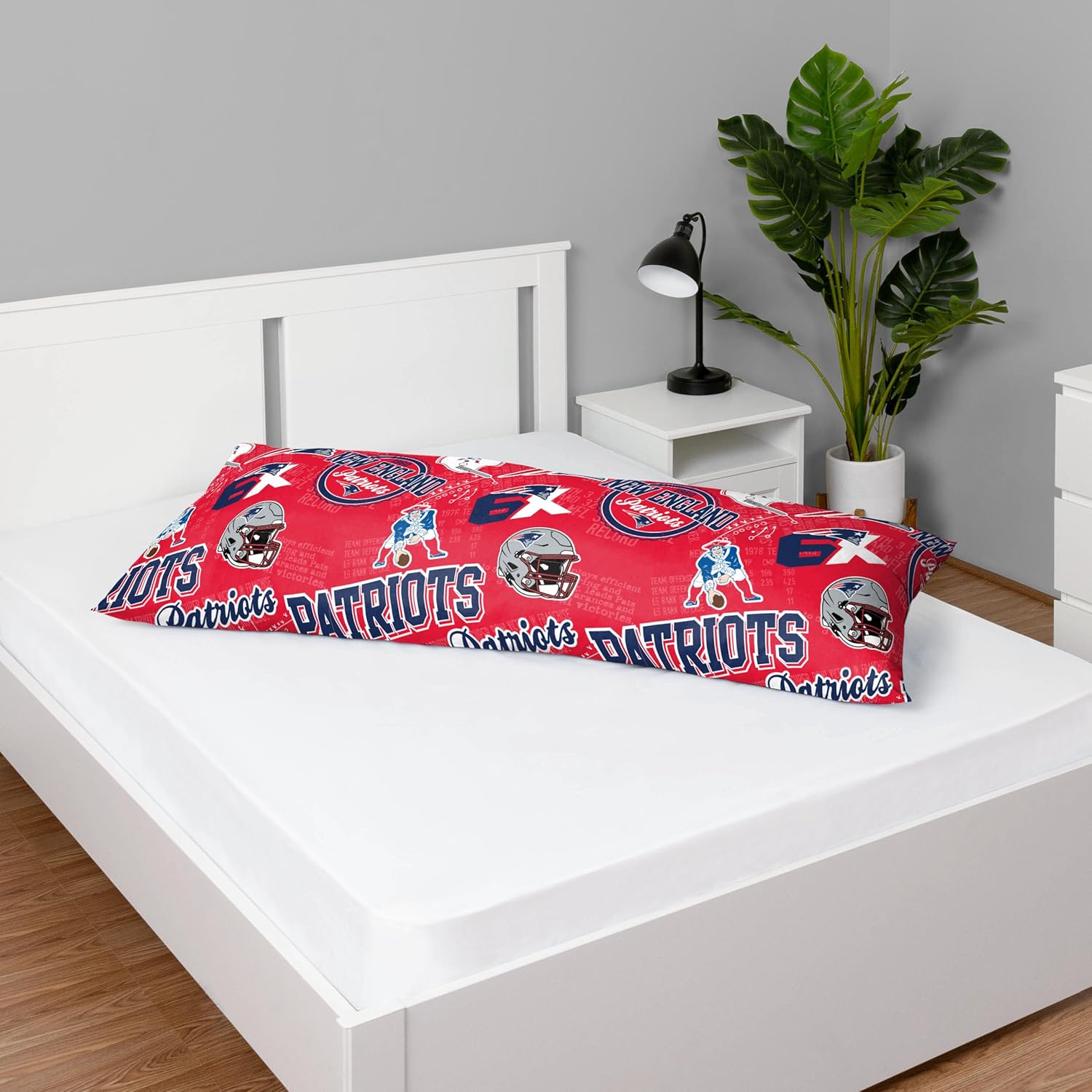NFL Team Logo Printed Plush Body Pillow for Ultimate Comfort