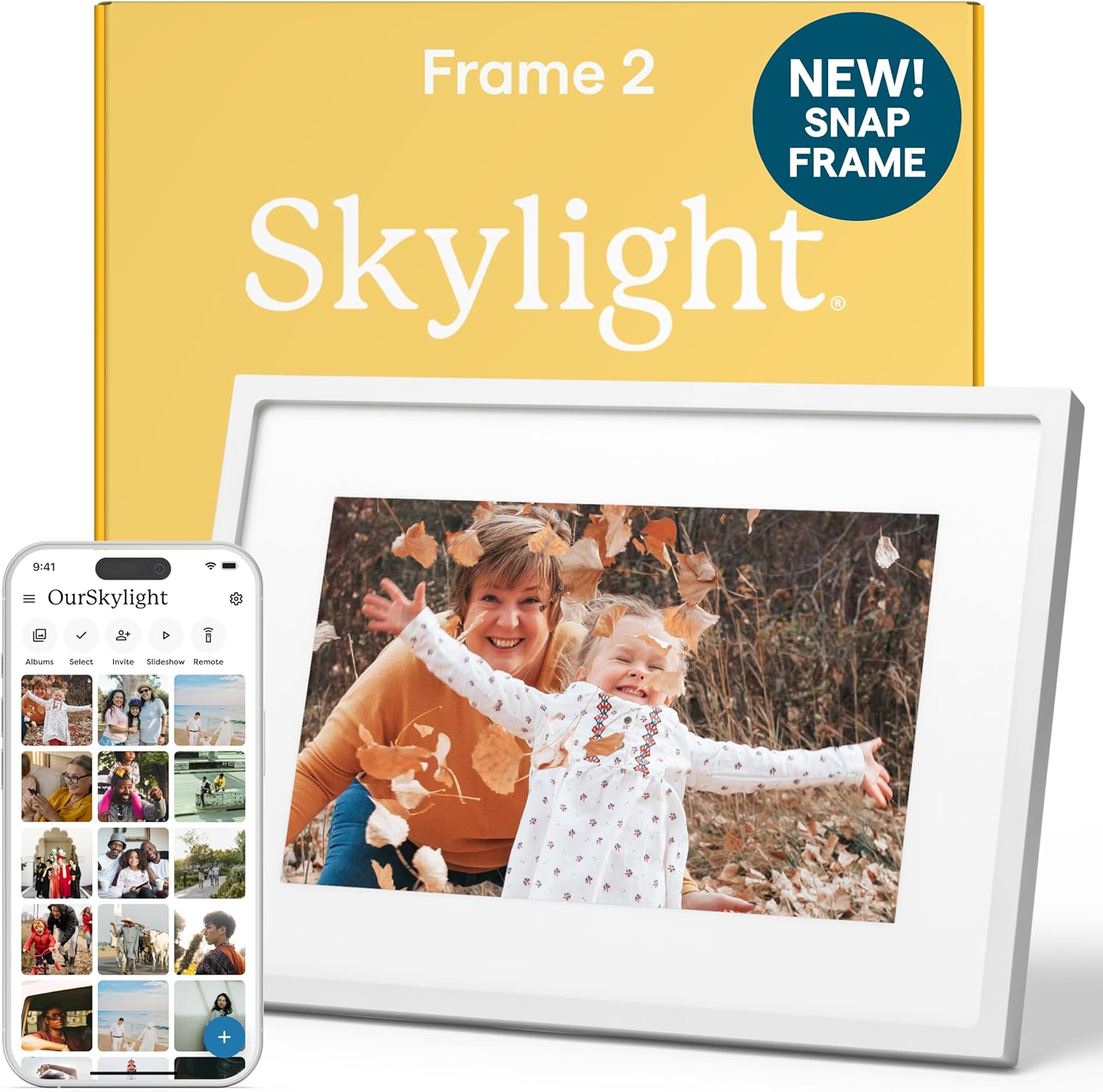 Skylight Digital Picture Frame 10in Full HD Touch Screen Gift