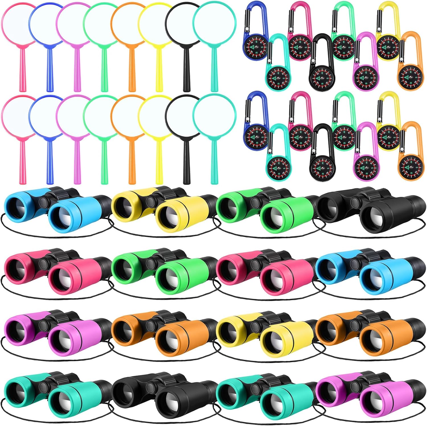 Hiboom Kids Binoculars Set for Outdoor Play and Exploration