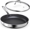imarku Non Stick Frying Pan 12in Hybrid Skillet - Healthy Ceramic