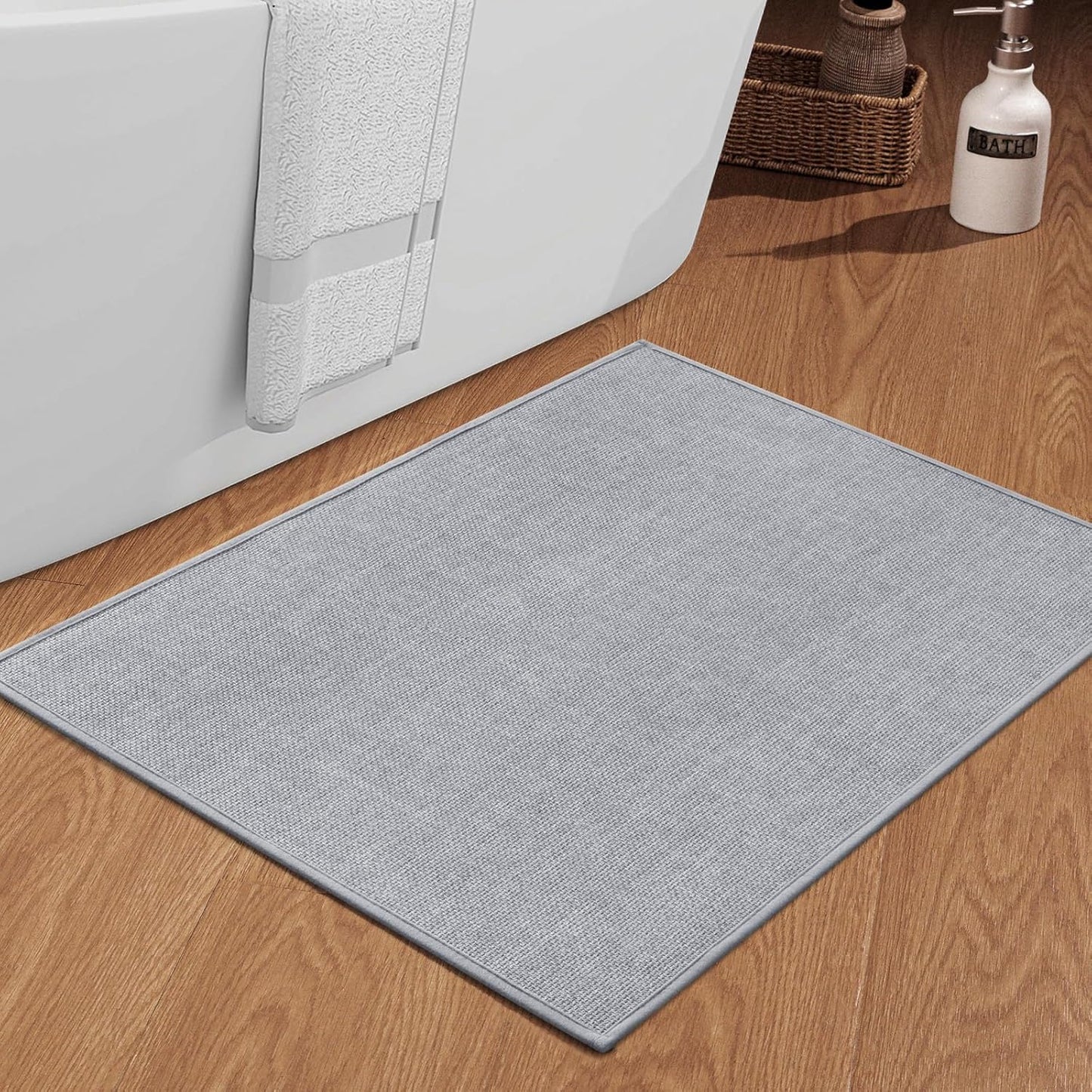 Chakme Ultra Thin Non Slip Bath Mat for Quick Drying Comfort