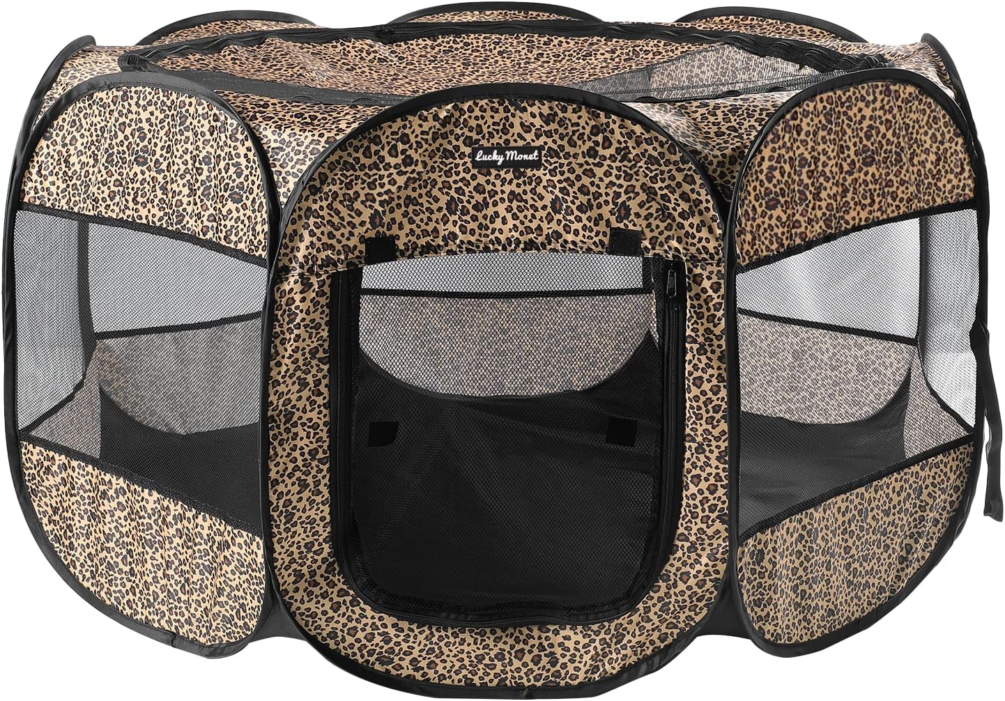 Lucky Monet Portable Dog Cat Playpen for Indoor Outdoor Use