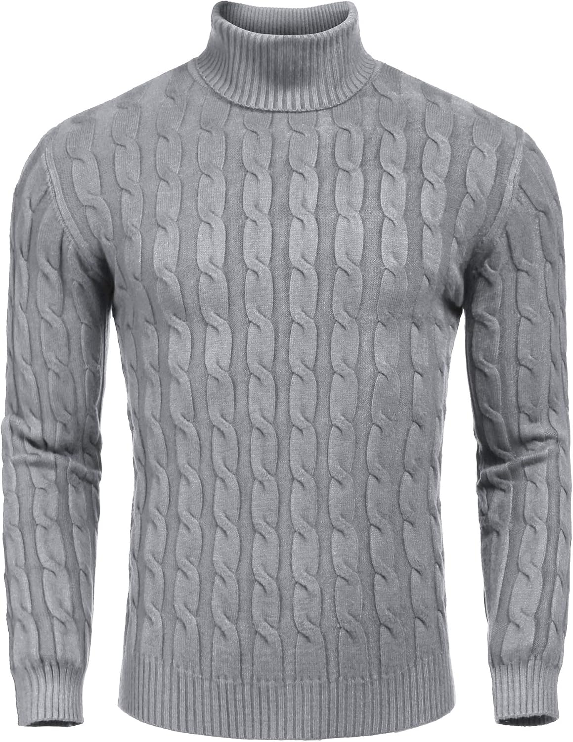 Men's Slim Fit Turtleneck Sweater for Casual Stylish Looks
