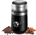 Electric Super Silent Blade Coffee Grinder - Quiet Timed Grind Control