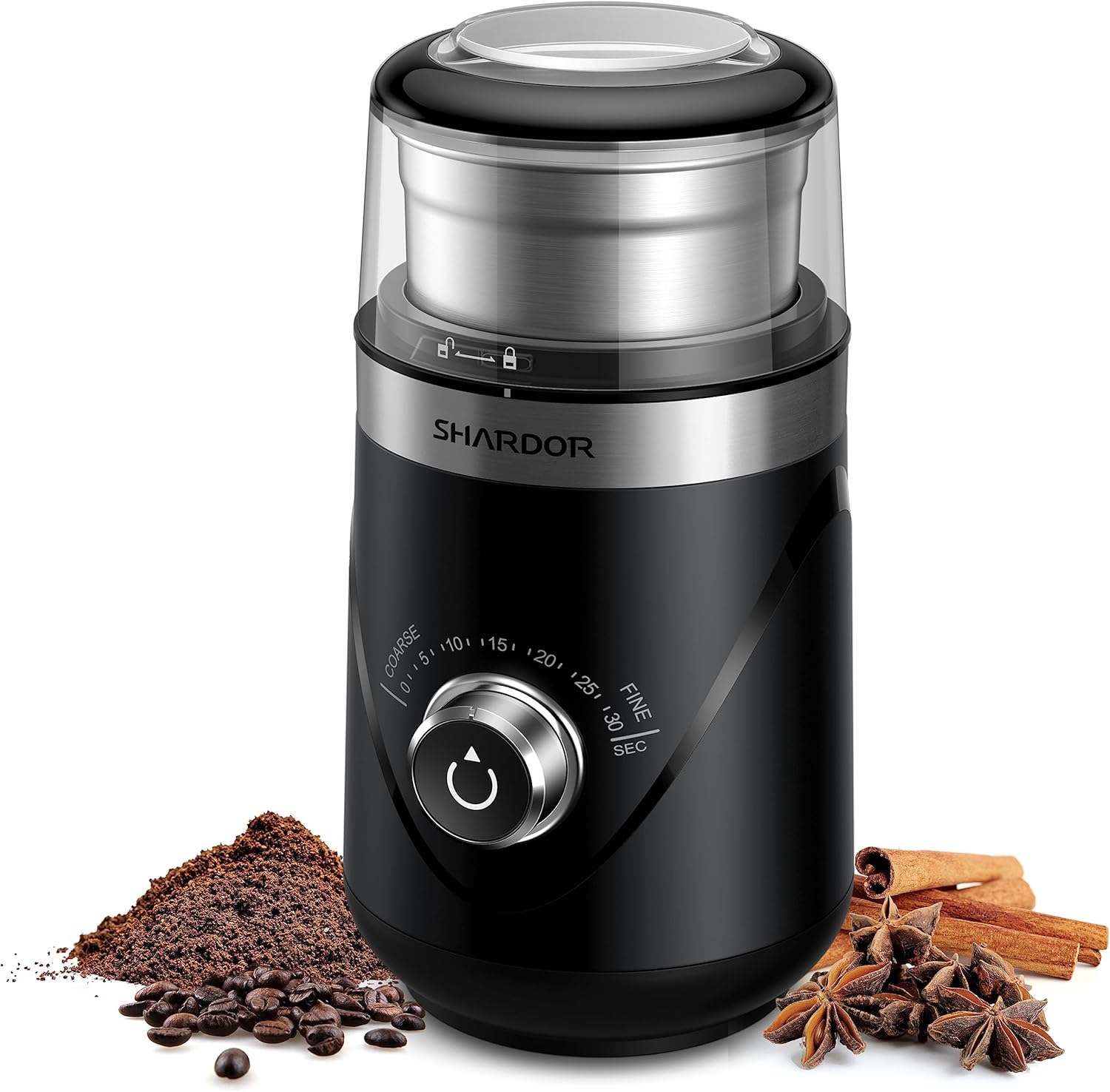Electric Super Silent Blade Coffee Grinder for Precision Grinding