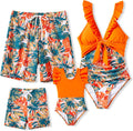 PATPAT Family Matching Floral One Piece Swimsuit - Tummy Control V