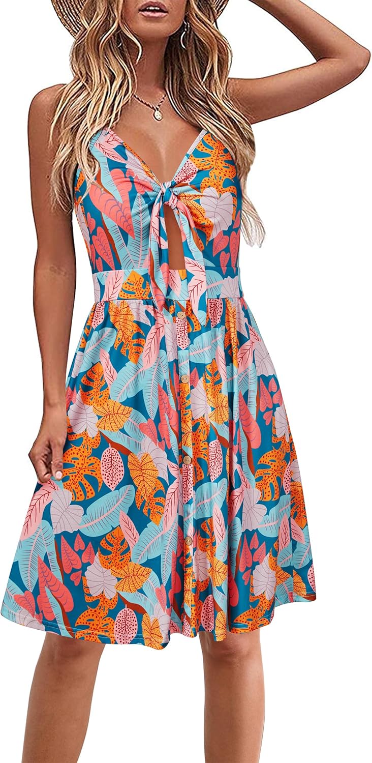VOTEPRETTY Women's Summer Dresses for Beach and Vacation Fun