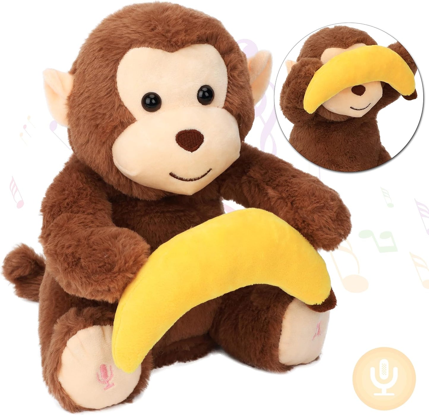 Interactive Talking Monkey Plush Toy