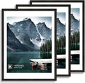 18x24 Frame Set of 3 - Black Poster and 16x20 Photo Frames