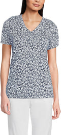 Relaxed American-Grown Supima Cotton V-Neck T-Shirt