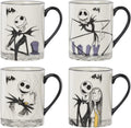 Lenox Nightmare Before Christmas 16 Oz Mugs Set of 4 for Halloween