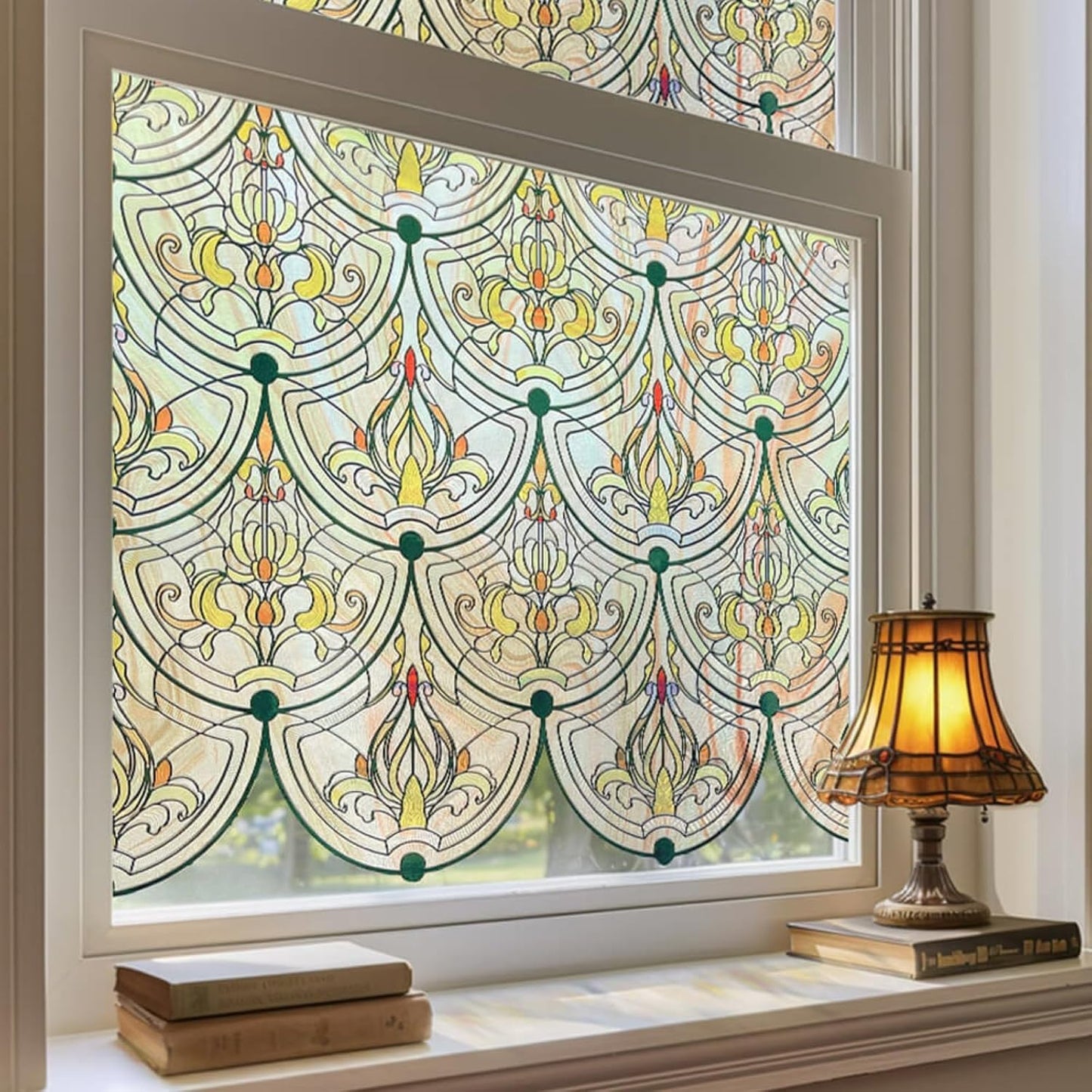 3D Stained Glass Window Film by ADD.HERES for Privacy