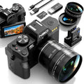48MP Digital Camera 4K Vlogging Camera for YouTube - Compact 180 Flip