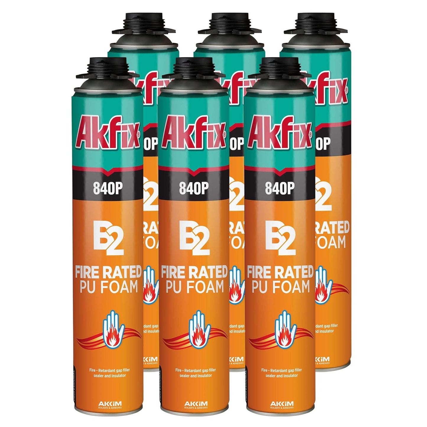Akfix 840P Fire Block Spray Foam for Safe Insulation Needs