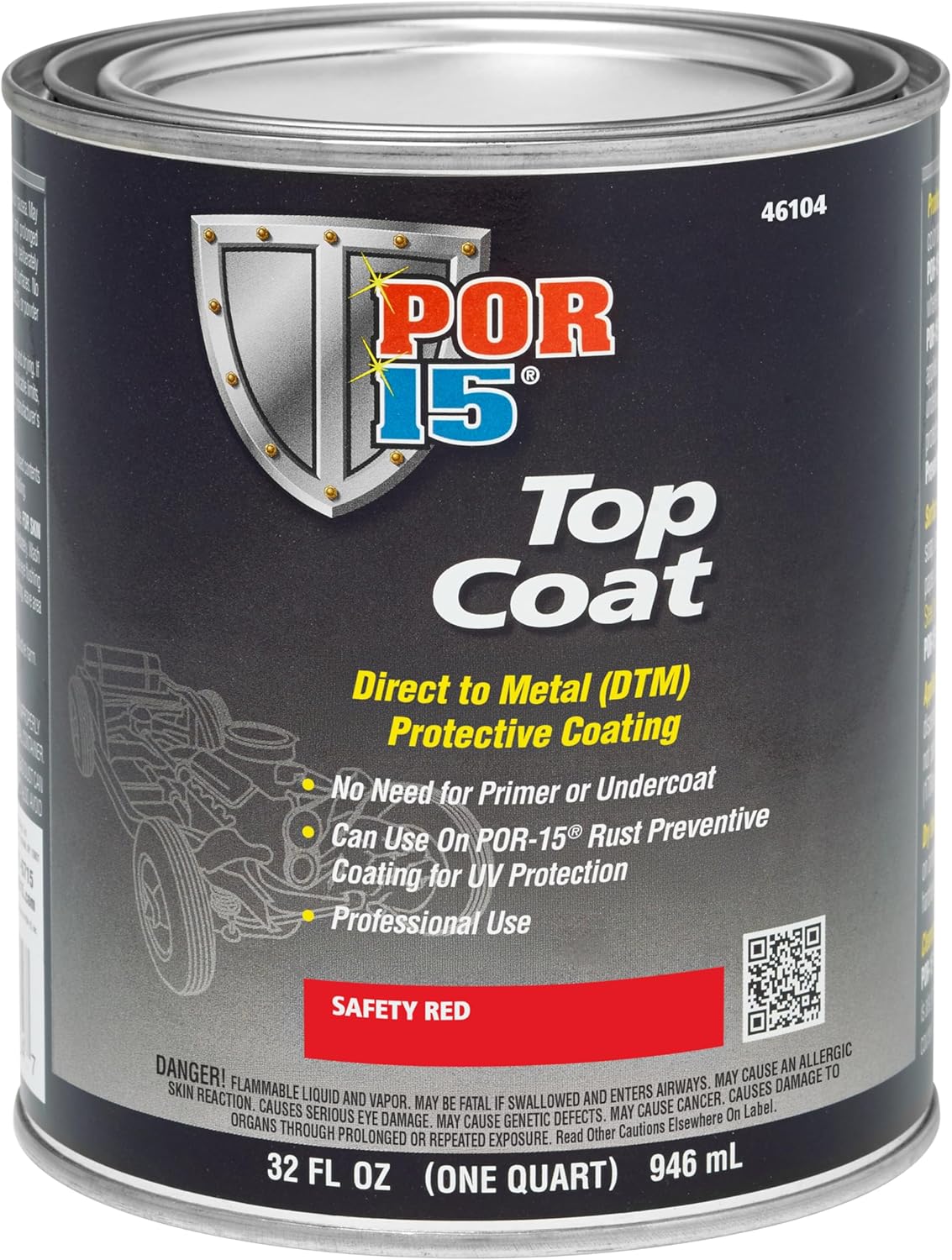 POR-15 Top Coat Paint for Long-lasting Metal Protection