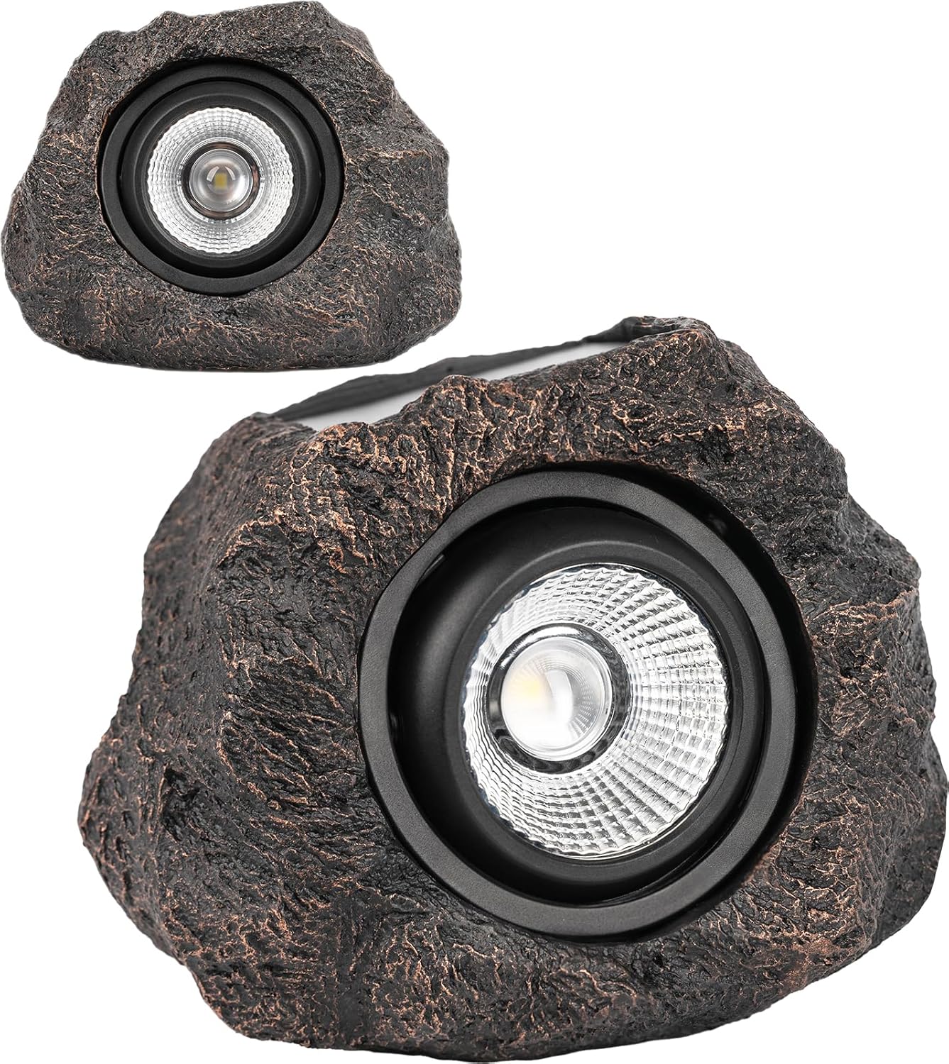 Solar Rock Lights for Outdoor Garden Pathway & Landscape Decor