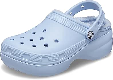 Crocs Womens Classic Lined Platform Clogs for Comfort and Style