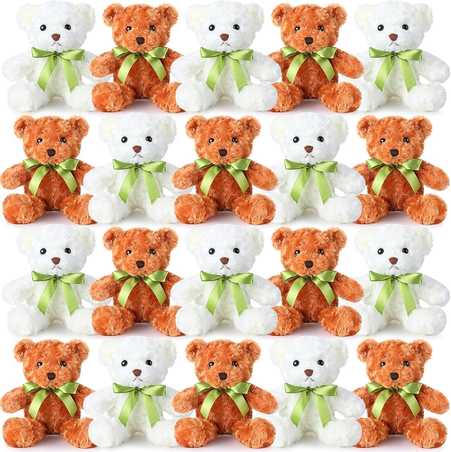 24 Pcs Cute Soft Stuffed Bears for Baby Shower and Gifts